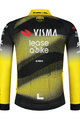 RAPIDGEAR Tricou de ciclism cu mânecă lungă de vară - VISMA TDF25 REPLICA JERSEY - galben/negru