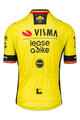 RAPIDGEAR Tricou de ciclism cu mânecă scurtă - TEAM VISMA BELGIUM CHAMPION 2025 - galben