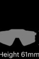 100% SPEEDLAB Ochelari de ciclism - SLENDALE - gri/negru