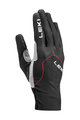 LEKI Mănuși cu degete lungi de ciclism - NORDIC SKIN 10.0 - roșu/negru