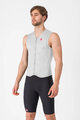 CASTELLI Salopetă de ciclism - FREE SANREMO 3 - alb/negru