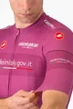 CASTELLI Tricou de ciclism cu mânecă scurtă - GIRO107 CLASSIFICATION - ciclamen