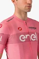 CASTELLI Tricou de ciclism cu mânecă scurtă - GIRO107 CLASSIFICATION - roz