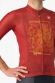 CASTELLI Tricou de ciclism cu mânecă scurtă - GIRO107 ROMA - roșu