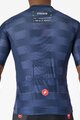 CASTELLI Tricou de ciclism cu mânecă scurtă - GIRO107 STELVIO - albastru