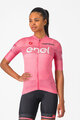 CASTELLI Tricou de ciclism cu mânecă scurtă - #GIRO107 COMPETIZIONE W - roz