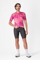 CASTELLI Tricou de ciclism cu mânecă scurtă - GIRO ESPRESSO - roz
