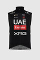 PISSEI Vestă de ciclism - UAE TEAM EMIRATES - XRG 2025 OFFICIAL WATERPROOF - negru