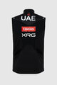 PISSEI Vestă de ciclism - UAE TEAM EMIRATES - XRG 2025 OFFICIAL WATERPROOF - negru