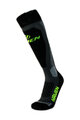 HAVEN Șosete sub genunchi de ciclism - COMPRESSIVE SKI - gri