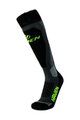 HAVEN Șosete sub genunchi de ciclism - COMPRESSIVE SKI - gri