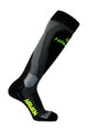HAVEN Șosete sub genunchi de ciclism - COMPRESSIVE SKI - gri