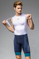 ALÉ Pantaloni scurți de ciclism cu bretele - BAHRAIN VICTORIOUS 2024 - albastru/alb