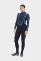 ALÉ Pantaloni de ciclism lungi cu bretele - KLIMATIK K-ATMO 2.0 - negru