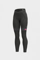 ALÉ Pantaloni de ciclism lungi fără bretele - PR-R MILD TIGHTS - negru/roz