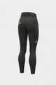 ALÉ Pantaloni de ciclism lungi fără bretele - PR-R MILD TIGHTS - negru/roz