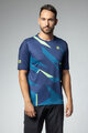 ALÉ Tricou de ciclism cu mânecă scurtă - OFF ROAD OMEGA - albastru