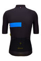 SANTINI Tricou de ciclism cu mânecă scurtă - TDF MAILLOT JAUNE ALPE D'HUEZ - negru/multicolor