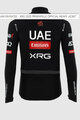 PISSEI Jachetă termoizolantă de ciclism - UAE TEAM EMIRATES - XRG 2025 GIACCA PRIMAPELLE OFFICIAL - negru