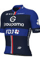 ALÉ Tricou de ciclism cu mânecă scurtă - GROUPAMA FDJ 2025 - albastru