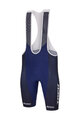 SANTINI Pantaloni scurți de ciclism cu bretele - TREK FACTORY RACING 2025 - albastru