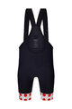 SANTINI Pantaloni scurți de ciclism cu bretele - TOUR DE FRANCE - BIB SHORTS - negru