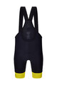 SANTINI Pantaloni scurți de ciclism cu bretele - TOUR DE FRANCE - BIB SHORTS - negru