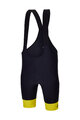 SANTINI Pantaloni scurți de ciclism cu bretele - TOUR DE FRANCE - BIB SHORTS - negru