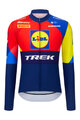 SANTINI Tricou de cilism pentru iarnă cu mânecă lungă - LIDL TREK 2025 - multicolor