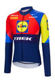 SANTINI Tricou de cilism pentru iarnă cu mânecă lungă - LIDL TREK 2025 - multicolor