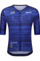 SANTINI Tricou de ciclism cu mânecă scurtă - TDF ARRIVÉE ARC DE TRIOMPHE - albastru