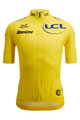 SANTINI Tricou de ciclism cu mânecă scurtă - TOUR DE FRANCE - YELLOW JERSEY - galben