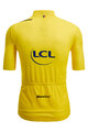 SANTINI Tricou de ciclism cu mânecă scurtă - TOUR DE FRANCE - YELLOW JERSEY - galben