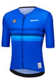 SANTINI Tricou de ciclism cu mânecă scurtă - UCI WORLD CHAMPION ITALY - albastru
