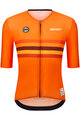 SANTINI Tricou de ciclism cu mânecă scurtă - UCI WORLD CHAMPION NETHERLANDS - portocaliu