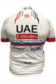 PISSEI Tricou de ciclism cu mânecă scurtă - UAE TEAM EMIRATES 2024 CHAMPION SLOVENIA REPLICA JR - alb