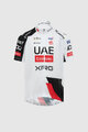 PISSEI Tricou de ciclism cu mânecă scurtă - UAE TEAM EMIRATES - XRG 2026 REPLICA JUNIOR - alb/negru/roșu
