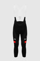 PISSEI Pantaloni de ciclism lungi cu bretele - UAE TEAM EMIRATES - XRG 2025 REPLICA - alb/negru