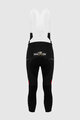 PISSEI Pantaloni de ciclism lungi cu bretele - UAE TEAM EMIRATES - XRG 2025 REPLICA - alb/negru