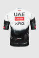 PISSEI Tricou de ciclism cu mânecă scurtă - UAE TEAM EMIRATES 2025 REPLICA - alb/negru
