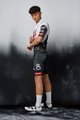 PISSEI Tricou de ciclism cu mânecă scurtă - UAE TEAM EMIRATES 2025 REPLICA - alb/negru