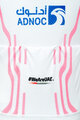 PISSEI Tricou de ciclism cu mânecă scurtă - UAE TEAM EMIRATES REPLICA GIRO D'ITALIA 2024 - alb/roz