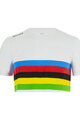 SANTINI Tricou de ciclism cu mânecă scurtă - UCI OFFICIAL WORLD CHAMPION KID - multicolor