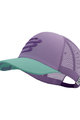 COMPRESSPORT Șapcă de ciclism - TRUCKER CAP - mov/verde deschis