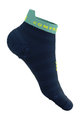 COMPRESSPORT Șosete de gleznă de ciclism - PRO RACING SOCKS V4.0 ULTRALIGHT RUN - albastru/albastru deschis