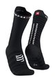 COMPRESSPORT Șosete clasice de ciclism - PRO RACING V4.0 ULTRALIGHT BIKE  - negru/alb