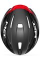 MET Cască de ciclism - STRALE - negru/roșu
