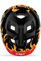 MET Cască de ciclism - HOORAY - negru/roșu