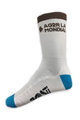 ROSTI Șosete clasice de ciclism - AG2R 2020 - alb
