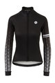 AGU Jachetă termoizolantă de ciclism - GRADIANT TREND LADY - alb/negru